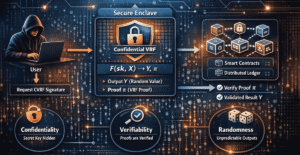 Confidential Verifiable Random Function CVRF in BlockChain